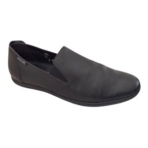 Mephisto Korie Black Leather Comfort Flats Cushion Minimalist 8